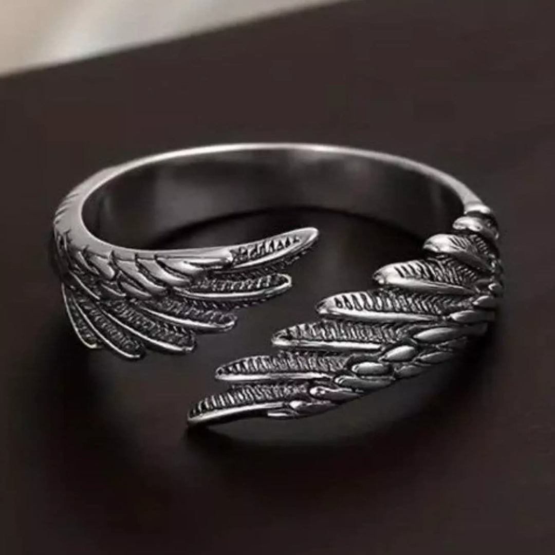 Christianartworkshop Anillo ajustable Pure Angel Wings - Ajustable (apto para tallas estadounidenses 7-9) - image 0