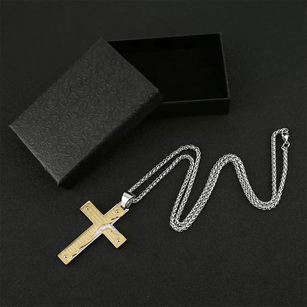 Christianartworkshop Jesús Christianartworkshop Crucifijo Religión Cruz Colgante Collar - image 4