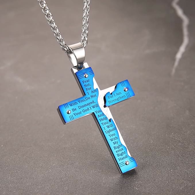 Christianartworkshop Jesús Christianartworkshop Crucifijo Religión Cruz Colgante Collar - image 6