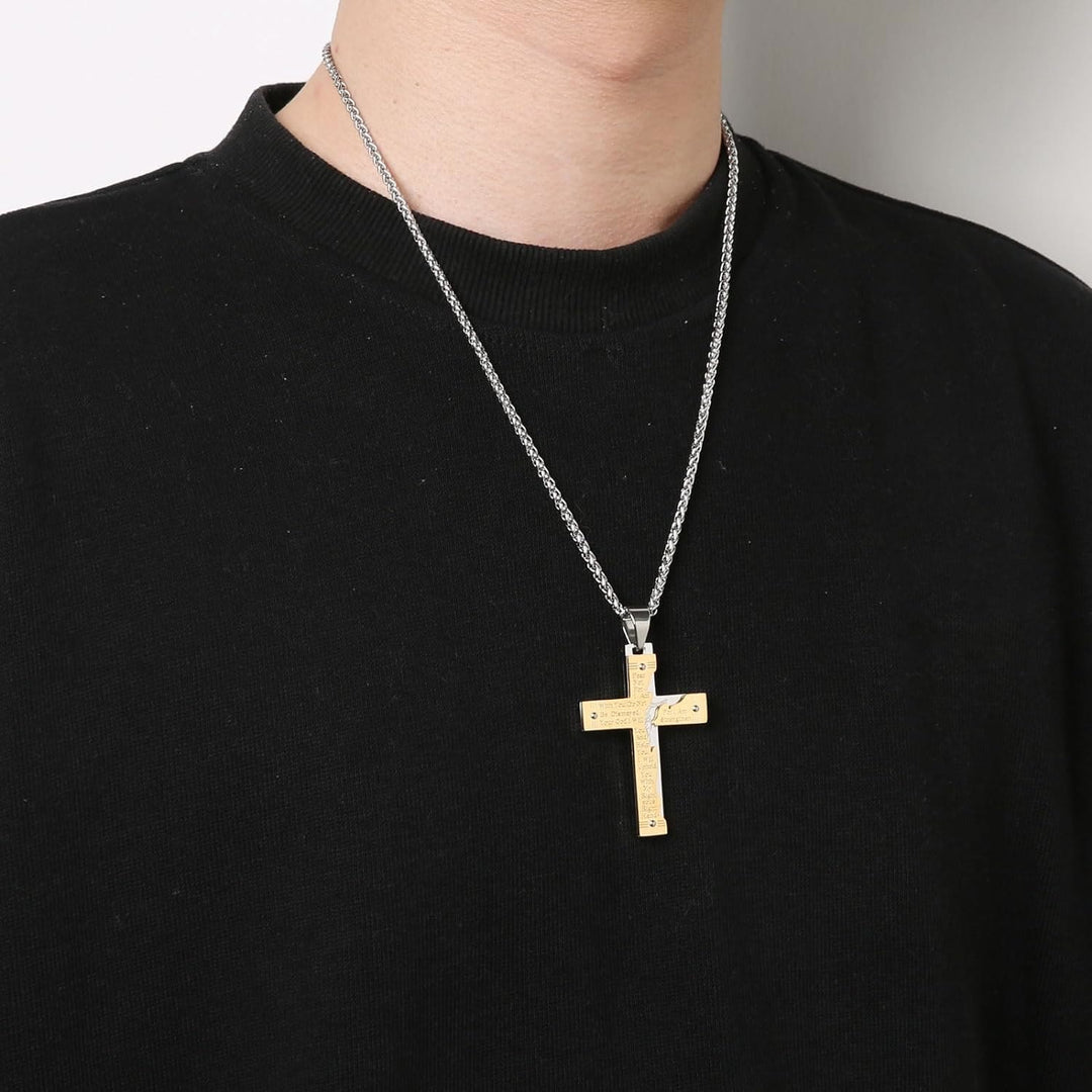 Christianartworkshop Jesús Christianartworkshop Crucifijo Religión Cruz Colgante Collar - image 3