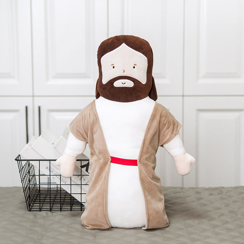 Muñeco de Jesús de dibujos animados, almohada reposacabezas de Jesús - 19,6''*11''(50cm*28cm) - image 0