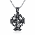 Christianartworkshop Collar de San Benito el Protector y San Miguel Arcángel - Plata - image 0