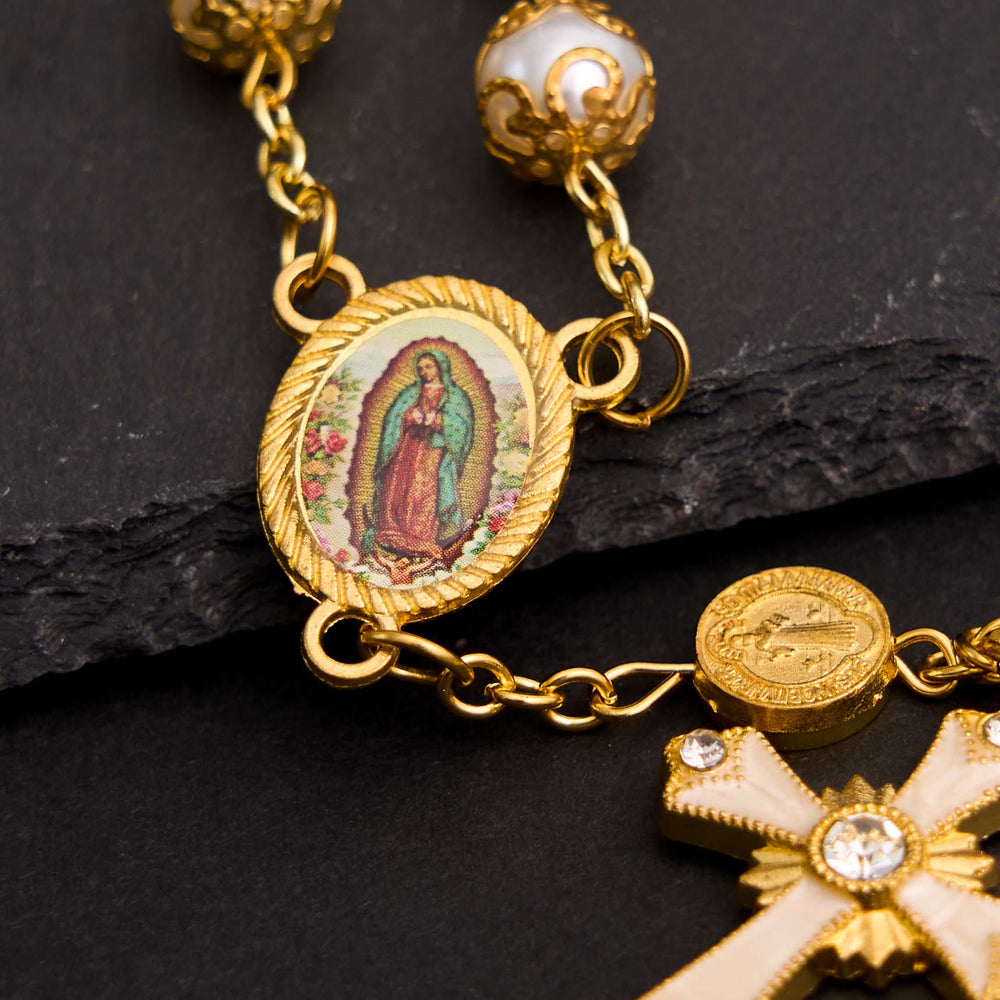 Rosario pulsera elegante multiusos de Nuestra Señora de Guadalupe - image 1