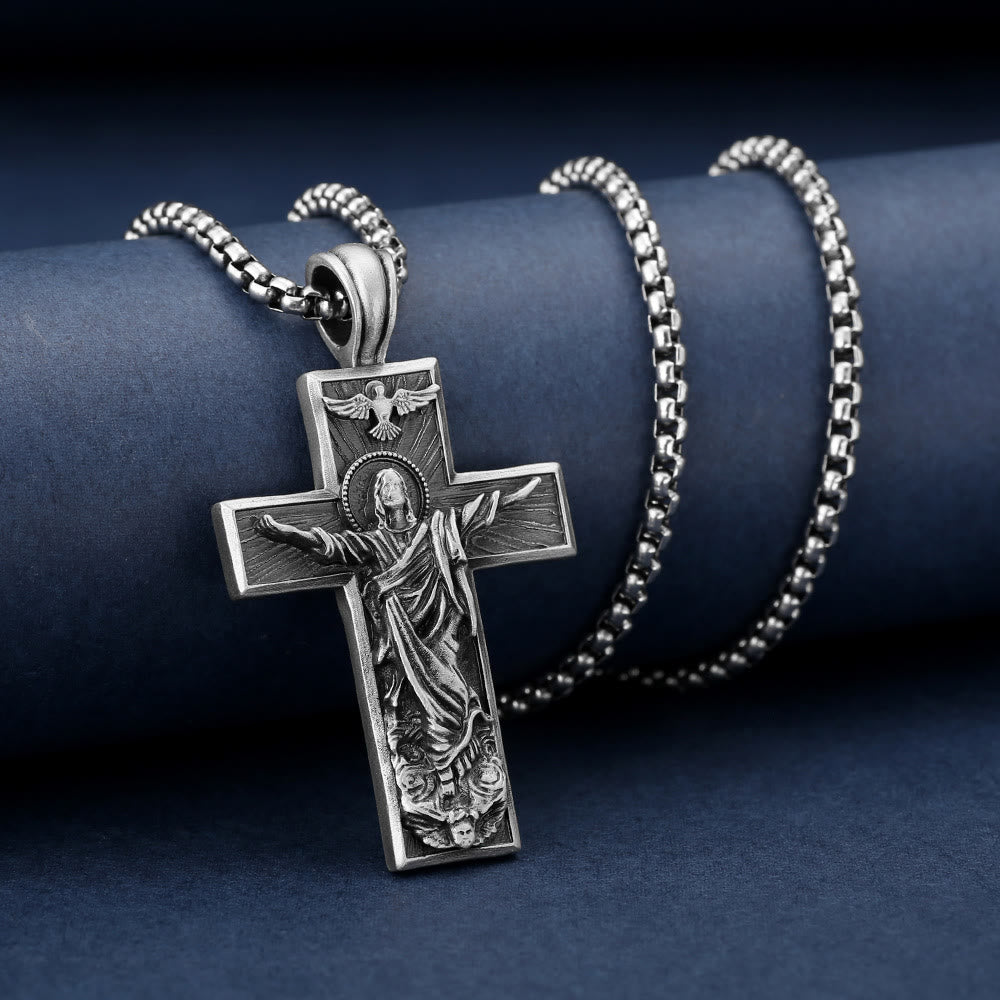 ChristianartworkshopCollar con la Cruz de la Ascensión de Jesús - image 1