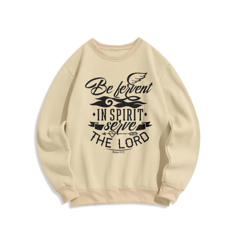 Christianartworkshop Sudadera de poliéster con forro polar, estilo moderno, con espíritu ferviente. - Beige - 2XL - image 10