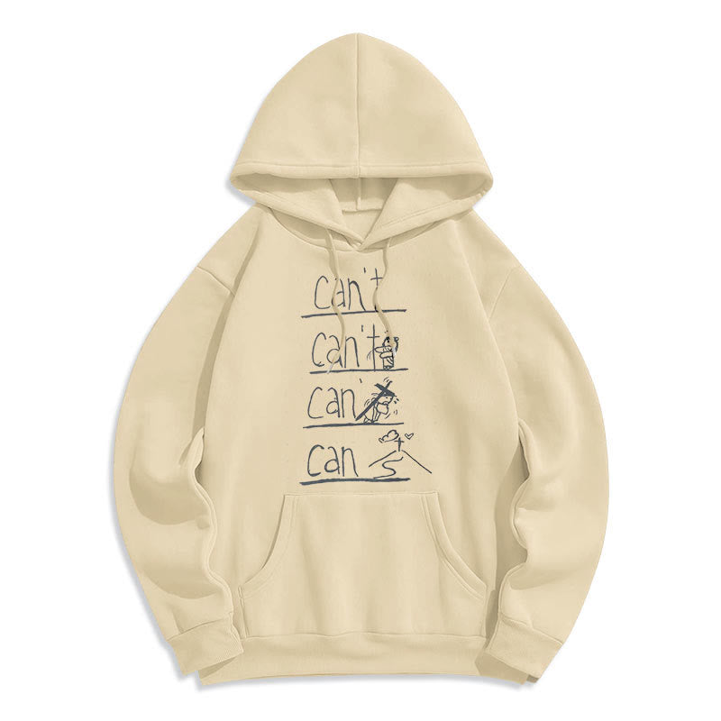 Christianartworkshop Sudadera con capucha de poliéster forrada de felpa con cita inspiradora "Redención a través del sacrificio de Jesús" - Beige - 2XL - image 0