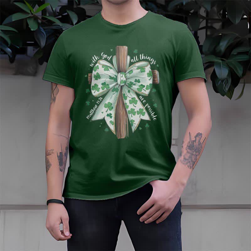 Christianartworkshop Camiseta inspirada en la fe: Fe y fortuna en armonía - image 16
