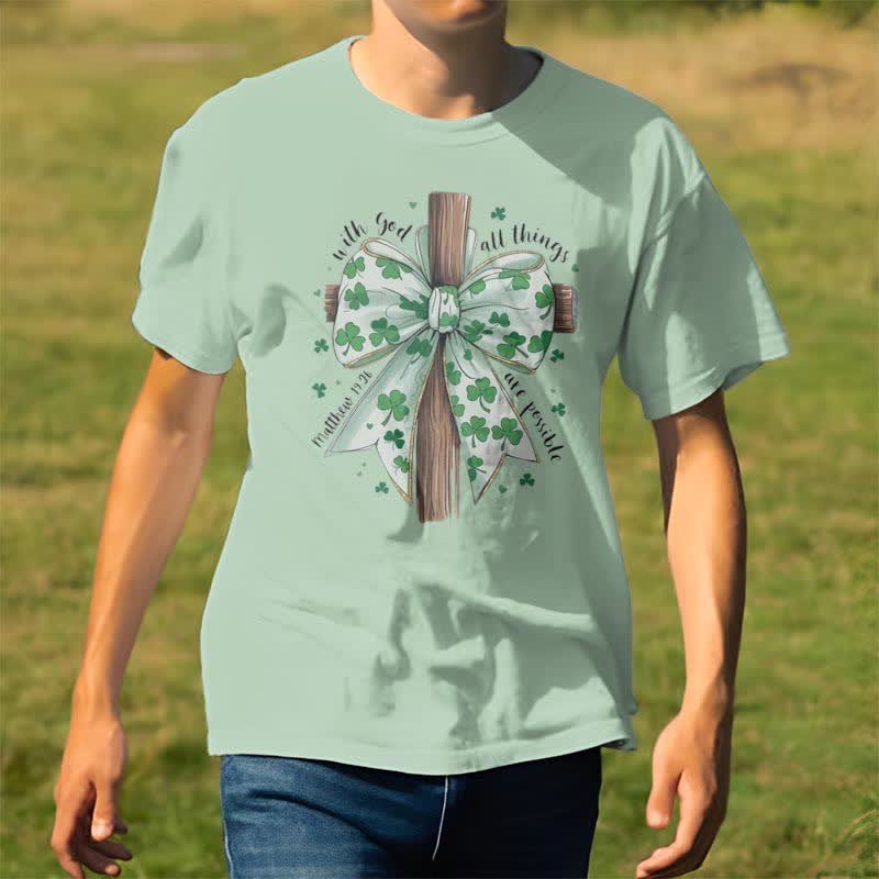 Christianartworkshop Camiseta inspirada en la fe: Fe y fortuna en armonía - image 21