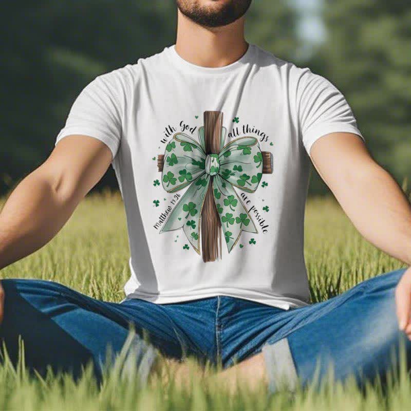 Christianartworkshop Camiseta inspirada en la fe: Fe y fortuna en armonía - image 5