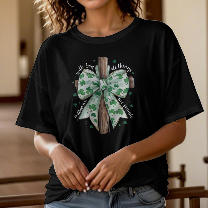 Christianartworkshop Camiseta inspirada en la fe: Fe y fortuna en armonía - image 25