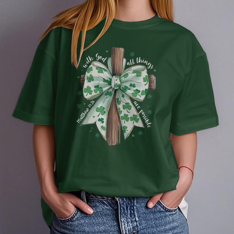 Christianartworkshop Camiseta inspirada en la fe: Fe y fortuna en armonía - image 15