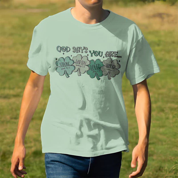 Christianartworkshop Trébol Divino: Camiseta inspirada en las promesas de Dios - image 4