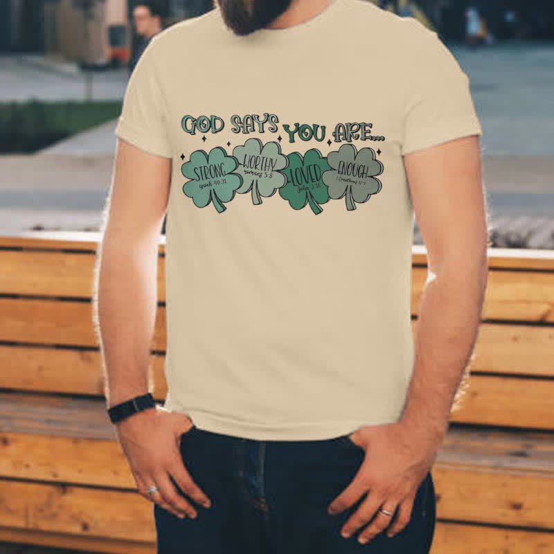 Christianartworkshop Trébol Divino: Camiseta inspirada en las promesas de Dios - image 22