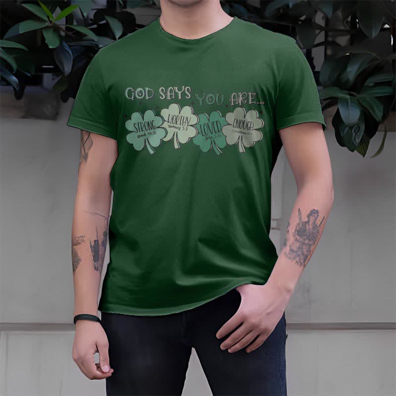 Christianartworkshop Trébol Divino: Camiseta inspirada en las promesas de Dios - image 16