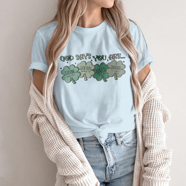 Christianartworkshop Trébol Divino: Camiseta inspirada en las promesas de Dios - image 12