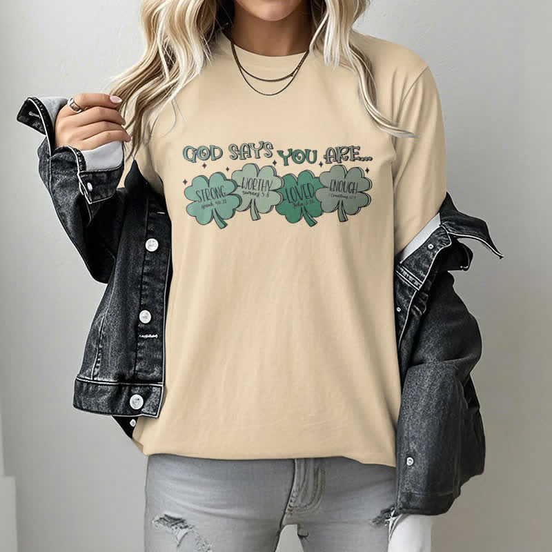 Christianartworkshop Trébol Divino: Camiseta inspirada en las promesas de Dios - image 21
