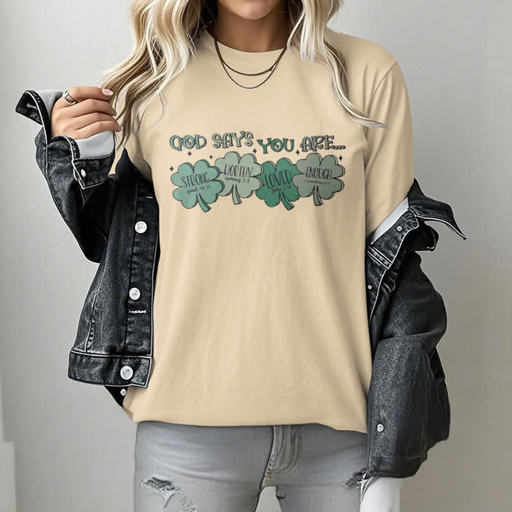Christianartworkshop Trébol Divino: Camiseta inspirada en las promesas de Dios - image 21