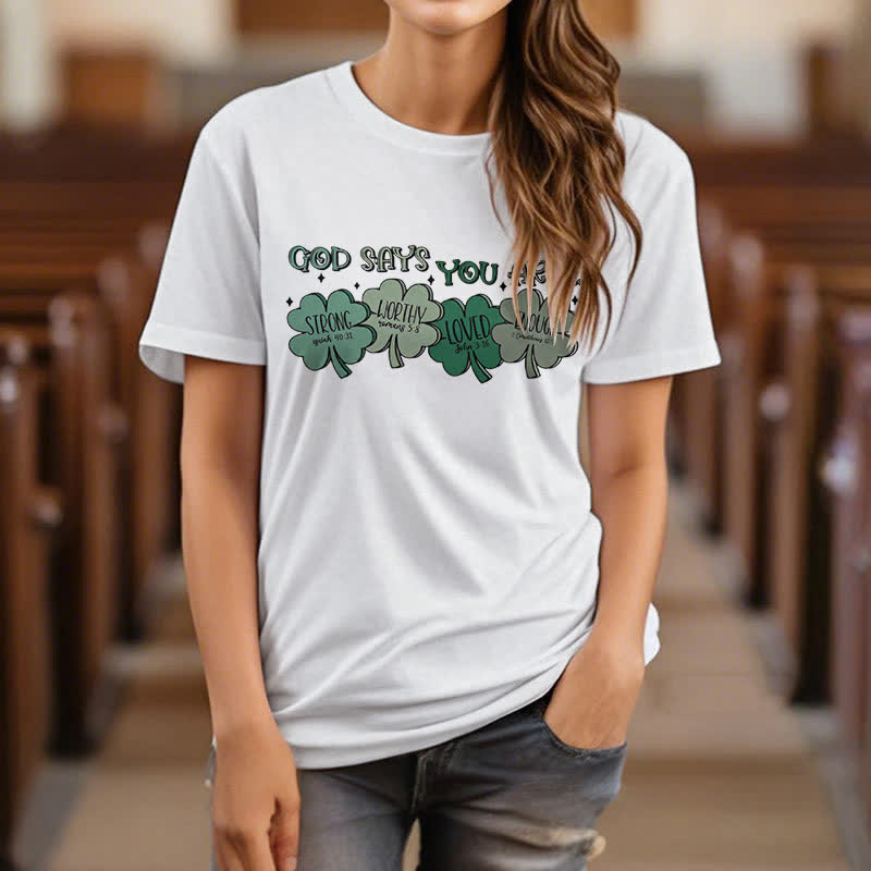 Christianartworkshop Trébol Divino: Camiseta inspirada en las promesas de Dios - image 9