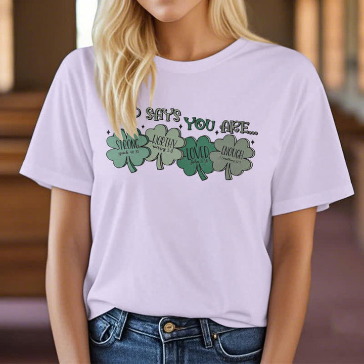 Christianartworkshop Trébol Divino: Camiseta inspirada en las promesas de Dios - image 27