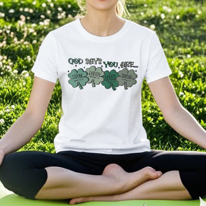 Christianartworkshop Trébol Divino: Camiseta inspirada en las promesas de Dios - image 8
