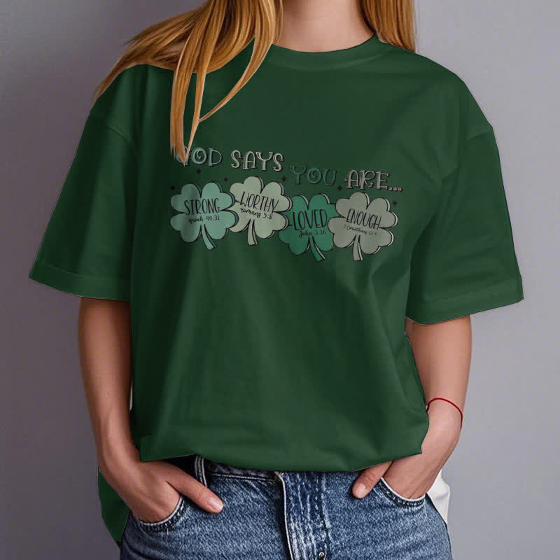 Christianartworkshop Trébol Divino: Camiseta inspirada en las promesas de Dios - image 15