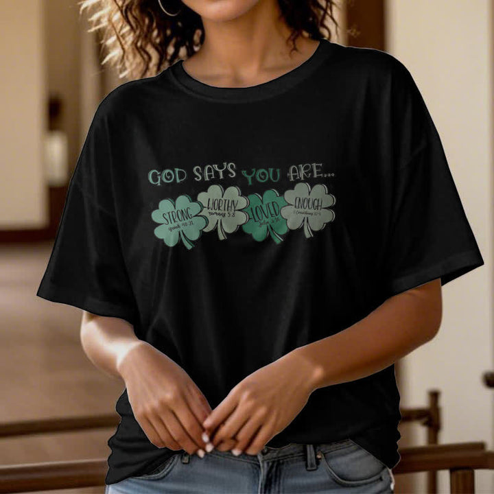 Christianartworkshop Trébol Divino: Camiseta inspirada en las promesas de Dios - image 18