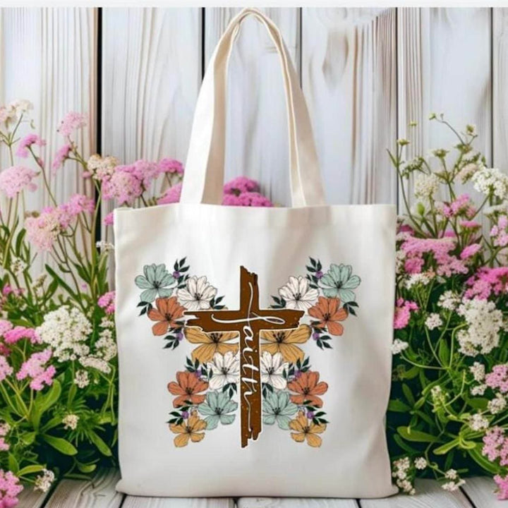 Christianartworkshop El bolso Blooming Faith lleva esperanza e inspiración. - image 3