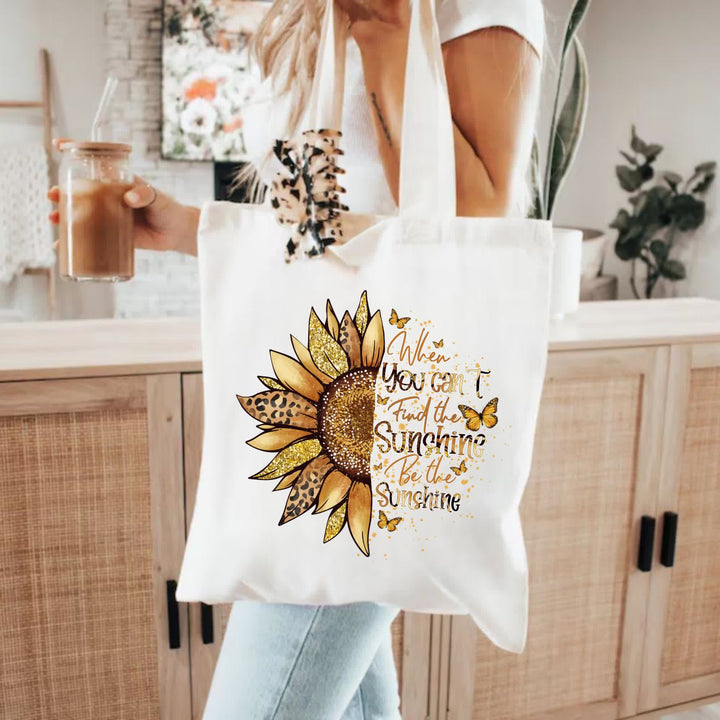 Christianartworkshop Sé el Sol - Bolso de lona inspirador y motivador - image 3
