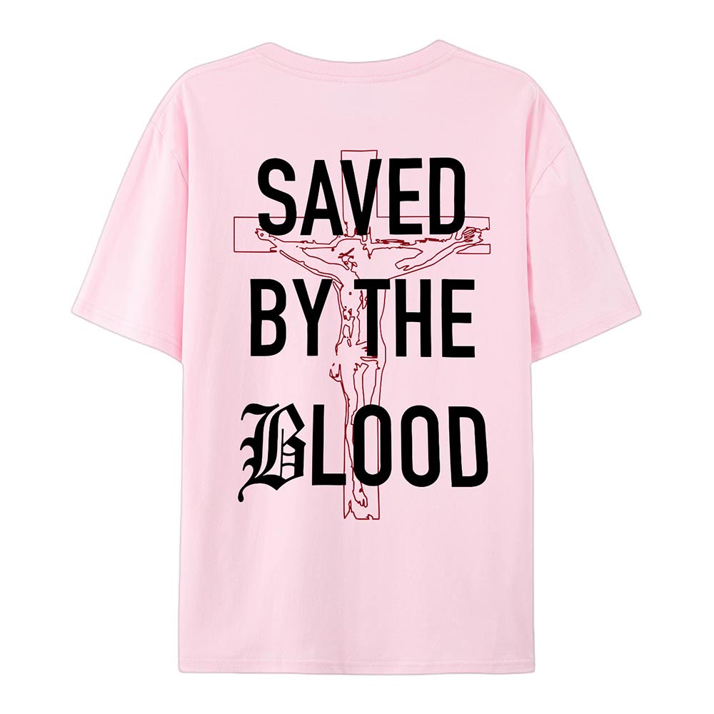 Christianartworkshop Camiseta de algodón "Salvado por el Señor" - image 16