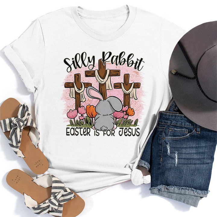 Christianartworkshop Camiseta de Silly Rabbit con el lema "La Pascua es para Jesús" - Blanco - 2XL - image 1