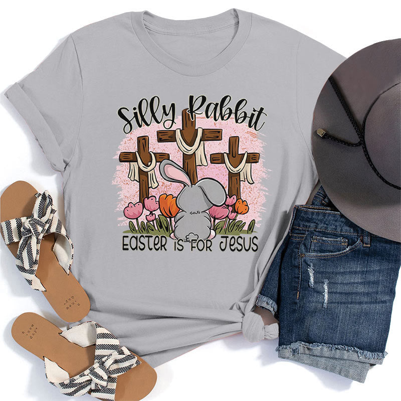 Christianartworkshop Camiseta de Silly Rabbit con el lema "La Pascua es para Jesús" - Gris - 2XL - image 2