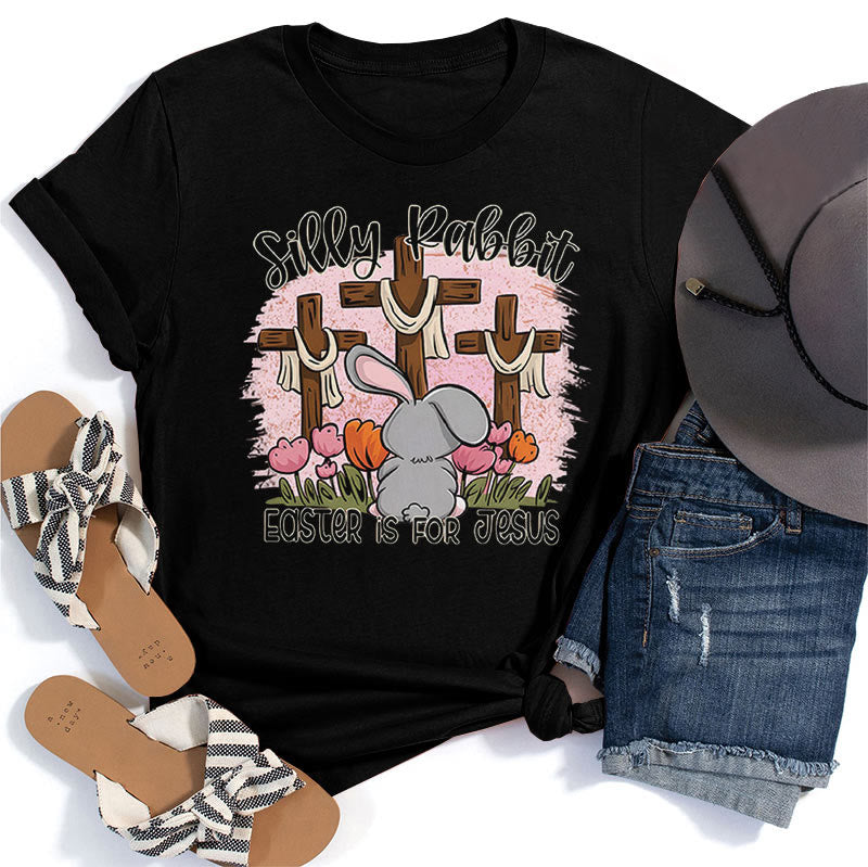 Christianartworkshop Camiseta de Silly Rabbit con el lema "La Pascua es para Jesús" - Negro - 2XL - image 0