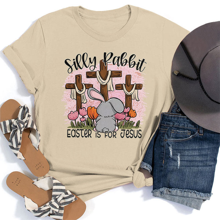 Christianartworkshop Camiseta de Silly Rabbit con el lema "La Pascua es para Jesús" - Beige - 2XL - image 3