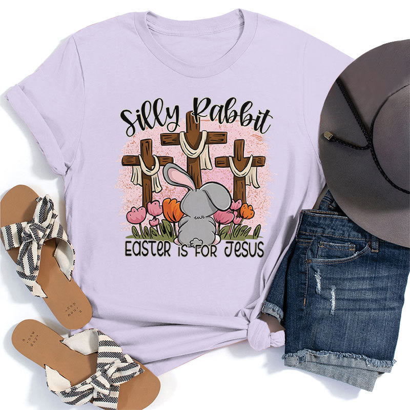 Christianartworkshop Camiseta de Silly Rabbit con el lema "La Pascua es para Jesús" - Púrpura - 2XL - image 6