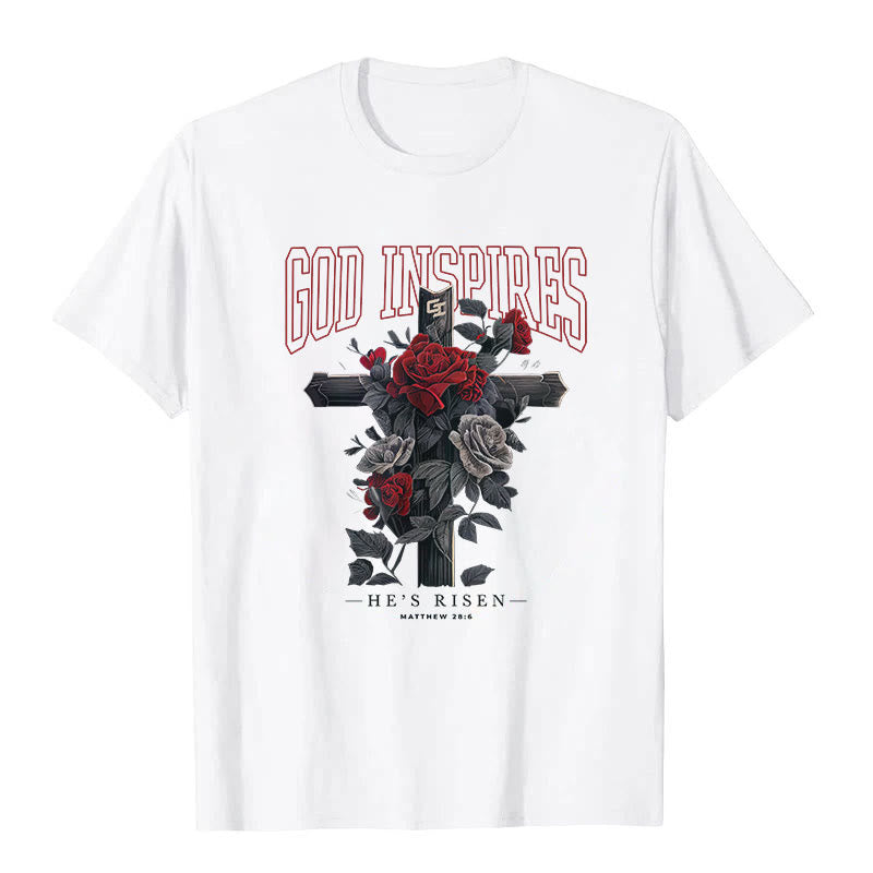 Christianartworkshop Camiseta "DIOS INSPIRA" - Blanco - 2XL - image 0