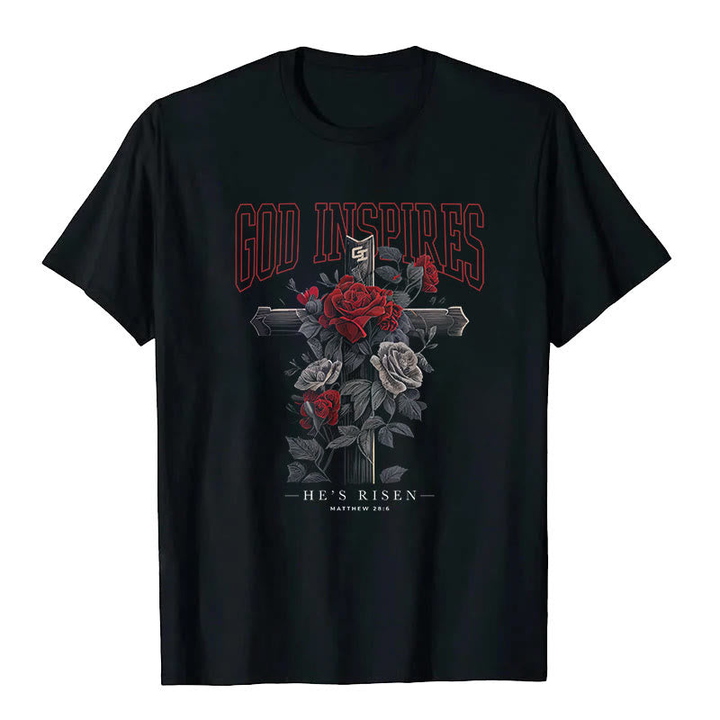 Christianartworkshop Camiseta "DIOS INSPIRA" - Negro - 2XL - image 1