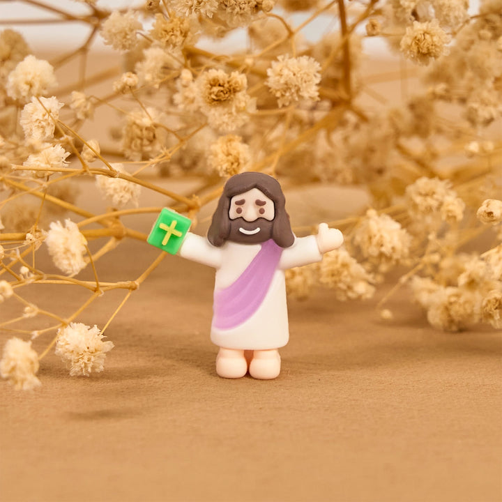 Christianartworkshop 5/10/20/30 piezas de minifiguras de Jesús inspiradas en la fe con la Biblia en la mano - image 8