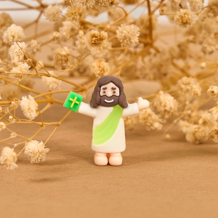 Christianartworkshop 5/10/20/30 piezas de minifiguras de Jesús inspiradas en la fe con la Biblia en la mano - image 12