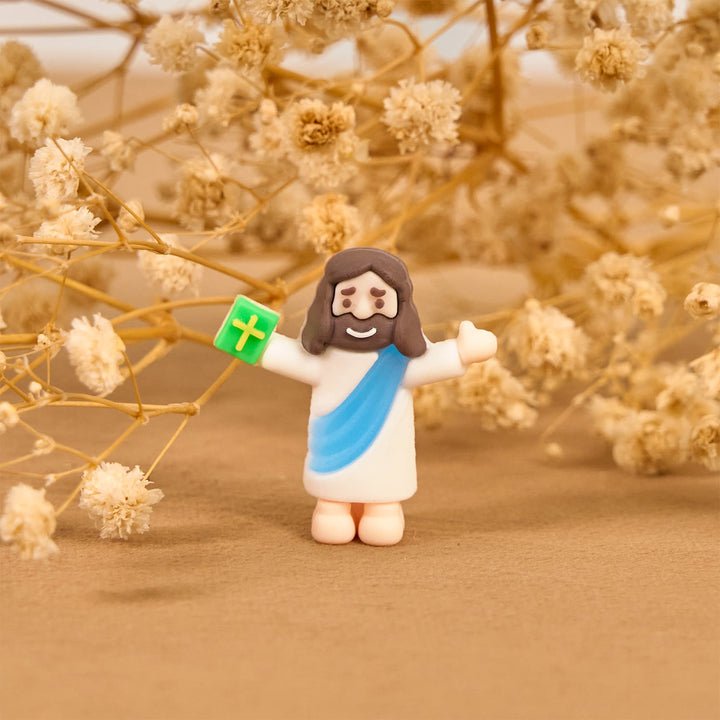 Christianartworkshop 5/10/20/30 piezas de minifiguras de Jesús inspiradas en la fe con la Biblia en la mano - image 11