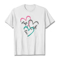 Christianartworkshop Camiseta unisex con diseño de corazón cristiano "Fe, Esperanza, Amor" para creyentes. - Blanco - 2XL - image 0