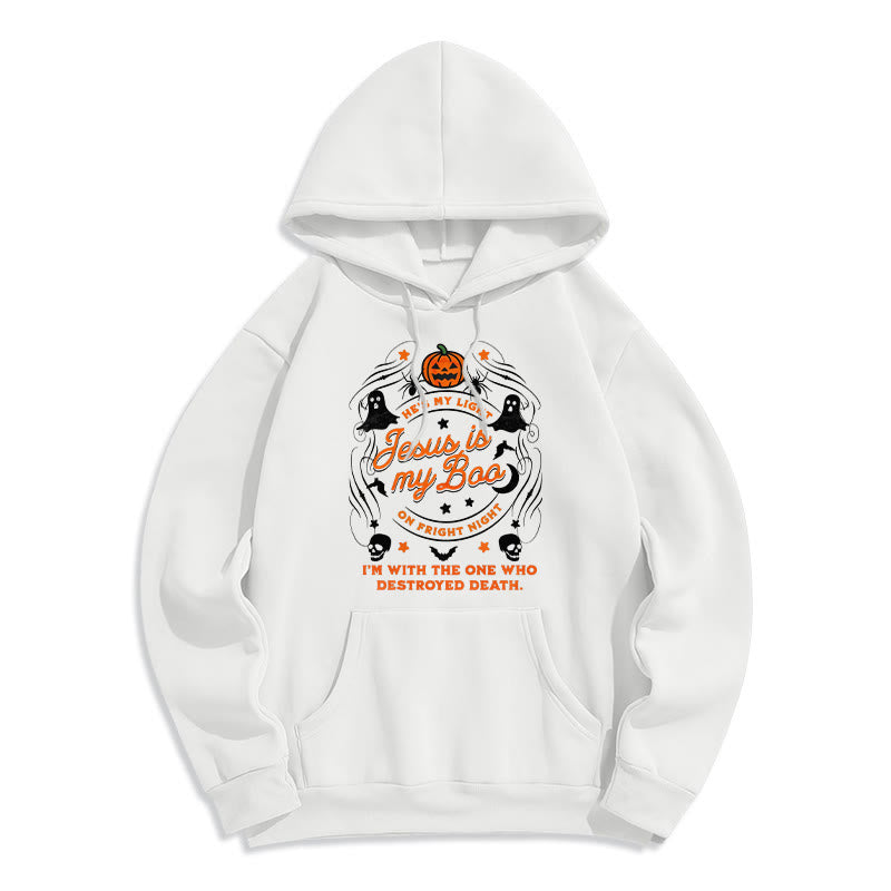 Christianartworkshop Sudadera con capucha de poliéster forrada de felpa estilo Jesús es mi amor con espíritu santo. - Blanco - 2XL - image 0