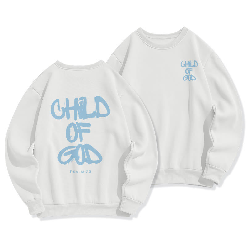 Christianartworkshop Sudadera de poliéster forrada de felpa para adultos con grafiti de Faith Graffiti, Hijo de Dios - Blanco - 2XL - image 1
