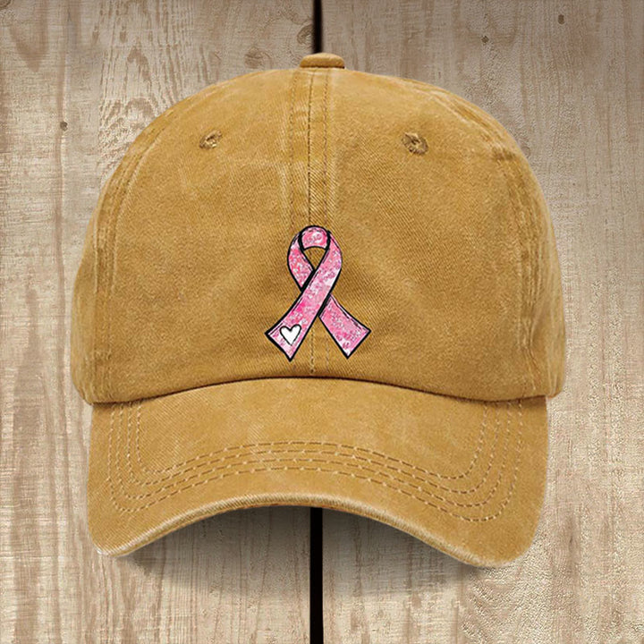 Christianartworkshop Gorro con lazo rosa "Oraciones sanadoras de Dios": Guerrero de la fe para la concienciación sobre el cáncer. - Amarillo - image 7