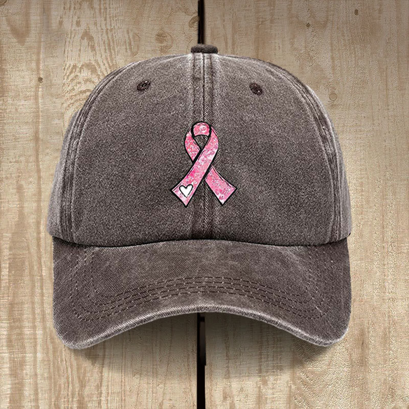 Christianartworkshop Gorro con lazo rosa "Oraciones sanadoras de Dios": Guerrero de la fe para la concienciación sobre el cáncer. - Café - image 13