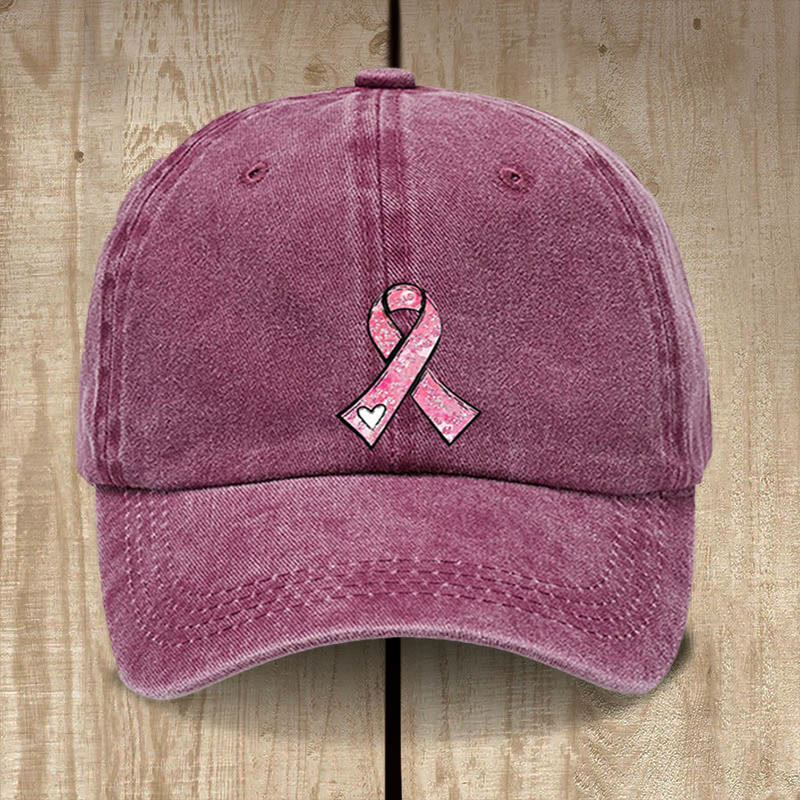 Christianartworkshop Gorro con lazo rosa "Oraciones sanadoras de Dios": Guerrero de la fe para la concienciación sobre el cáncer. - Vino - image 8