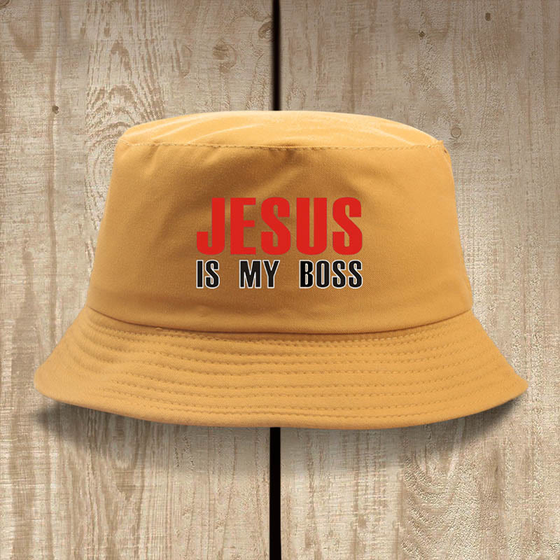 Christianartworkshop Gorra "Jesús es mi jefe": Camina con fe y confianza. - Caramelo - image 9
