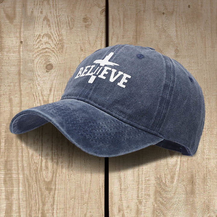 Christianartworkshop Gorra de béisbol "Cree en la Cruz": Fe sobre la duda - image 2