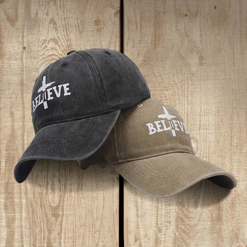 Christianartworkshop Gorra de béisbol "Cree en la Cruz": Fe sobre la duda - image 7