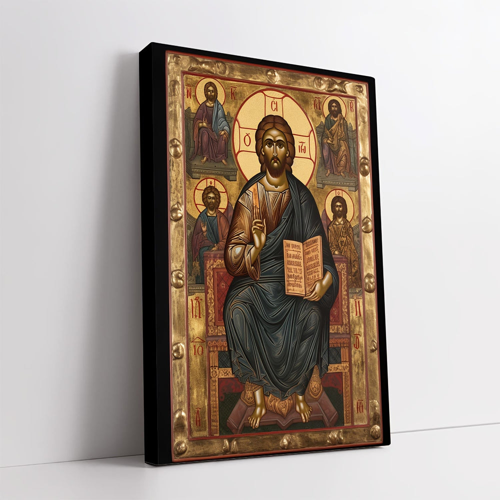 Christianartworkshop Láminas de arte de Cristo entronizado: Creador de ambiente sagrado para la vida espiritual. - image 1