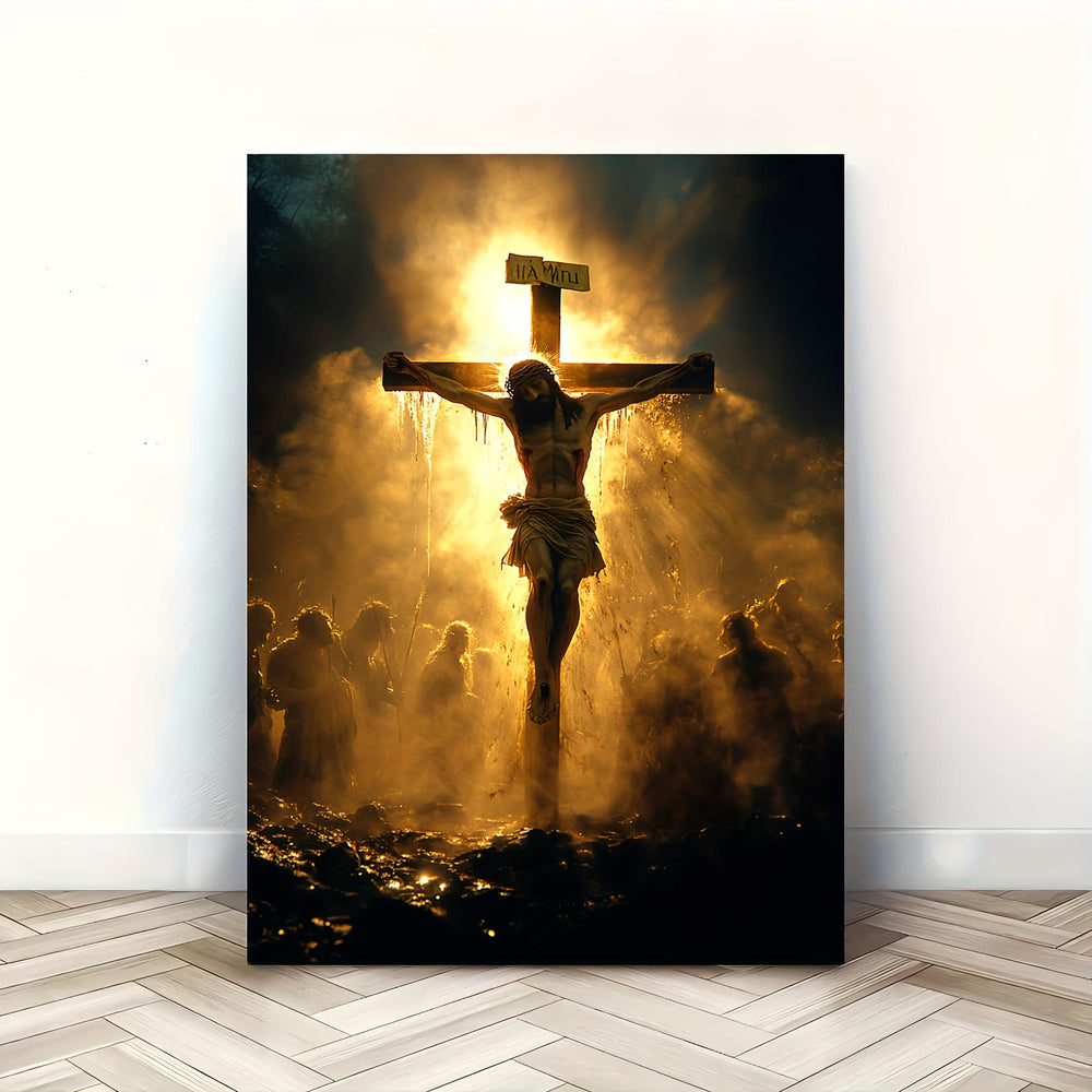 Christianartworkshop Láminas de arte diarias sobre la crucifixión: un recordatorio constante de devoción para hogares creyentes. - image 1
